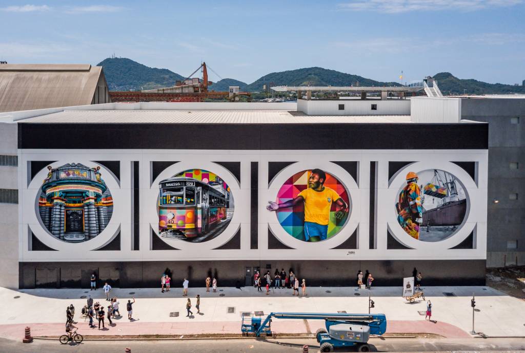 Eduardo Kobra - Mural Coração Santista (Martin Lima)