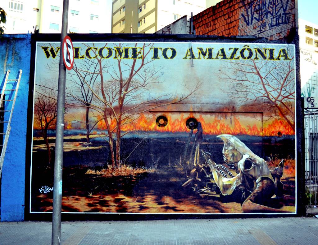 Welcome to Amazônia, mural de Kobra na Avenida Rebouças