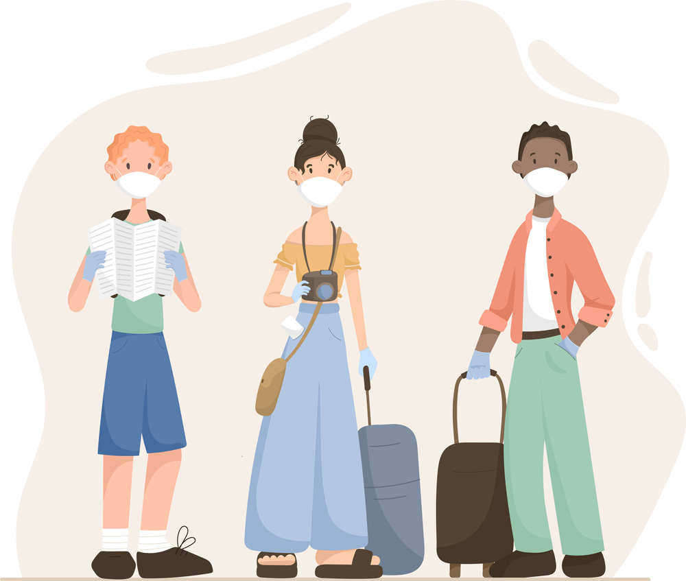 Viagem/Distanciamento Social/Pandemia/Coronavírus/Recepção Viagem/Distanciamento Social/Pandemia/Coronavírus/Recepção