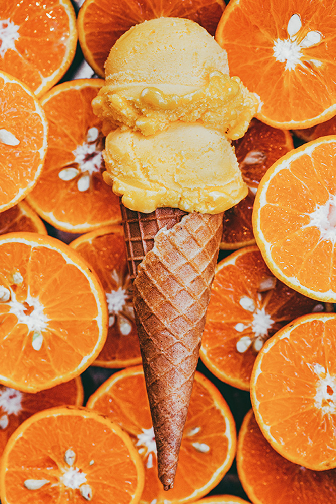 Pine Co.: sorvete refrescante de aperol spritz com laranja