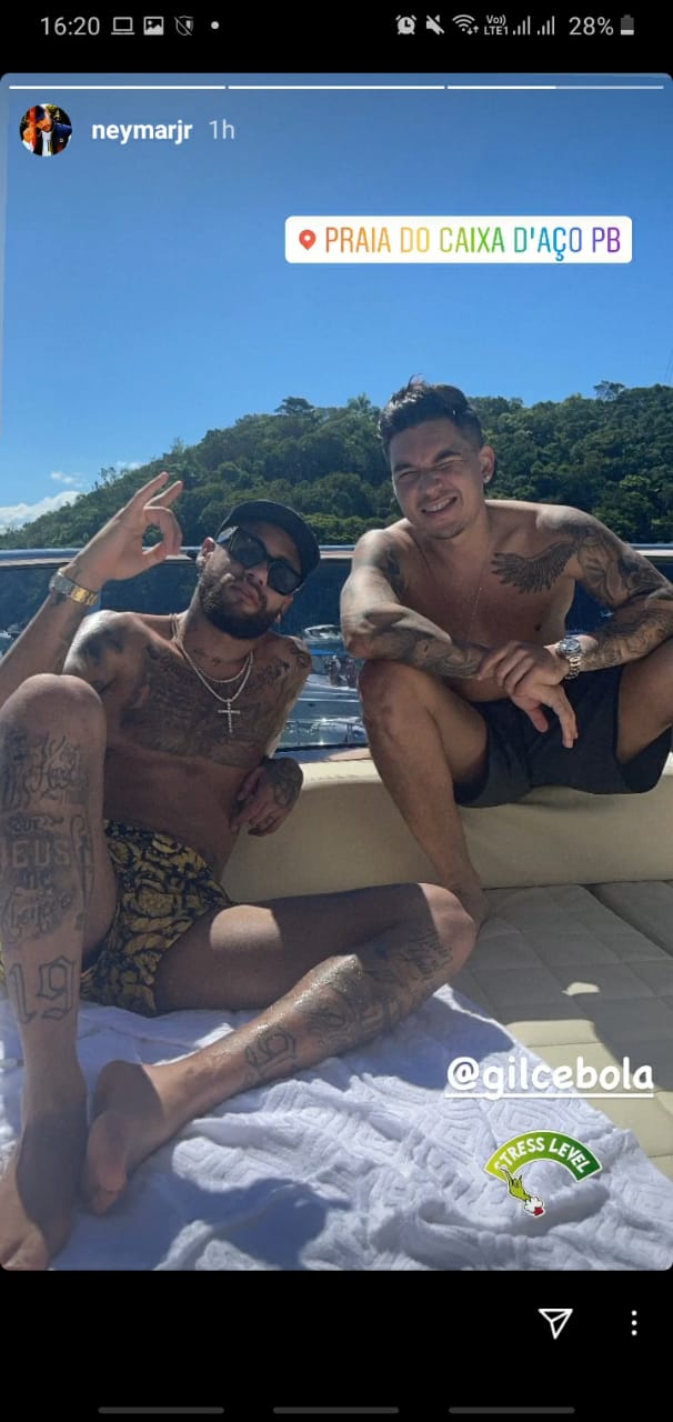 Neymar Jr: passeio em Santa Catarina