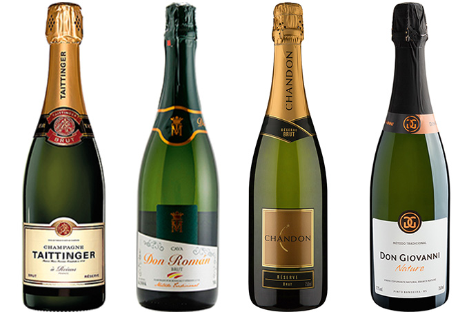 Espumantes e champanhes para comemorar em 2021