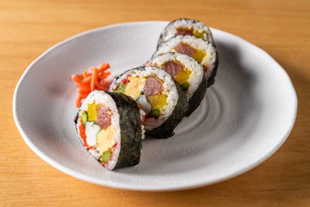 Futomaki: sushi de jeitão caseiro