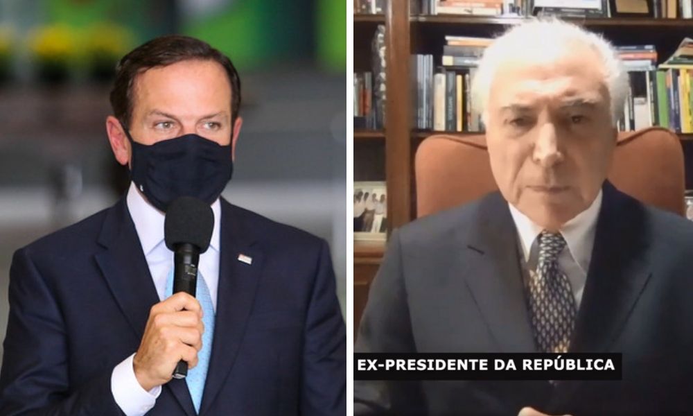João Doria e Michel Temer
