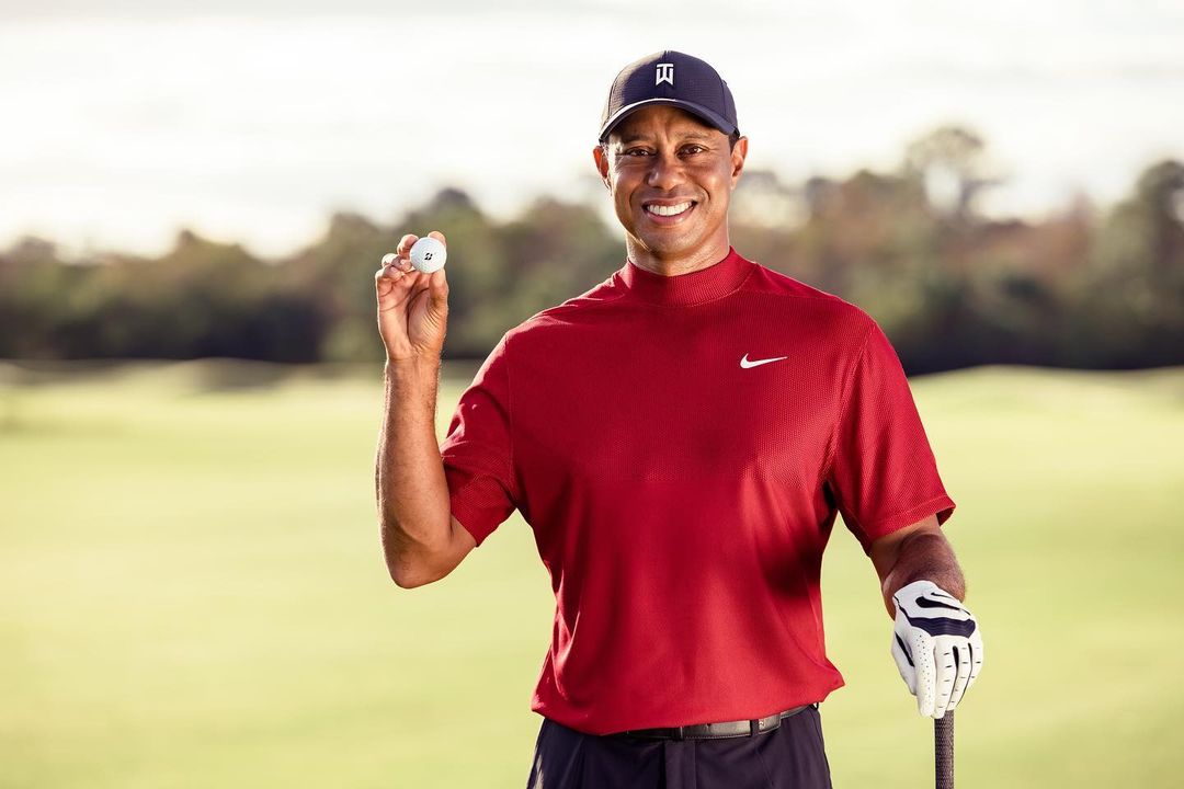 O jogador de golfe Tiger Woods