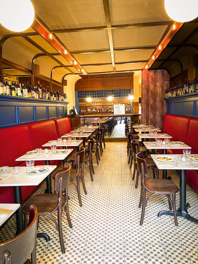 Salão da trattoria: espaço que já foi da Tappo Salão da trattoria: espaço que já foi da Tappo