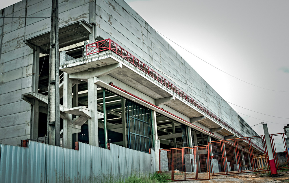 estrutura da fábrica do samba
