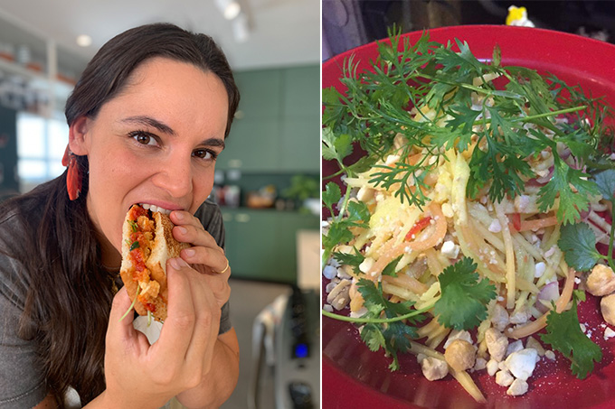 Chef Renata Vanzetto: novo negócio terá pratos como a salada de papaia e manga verdes