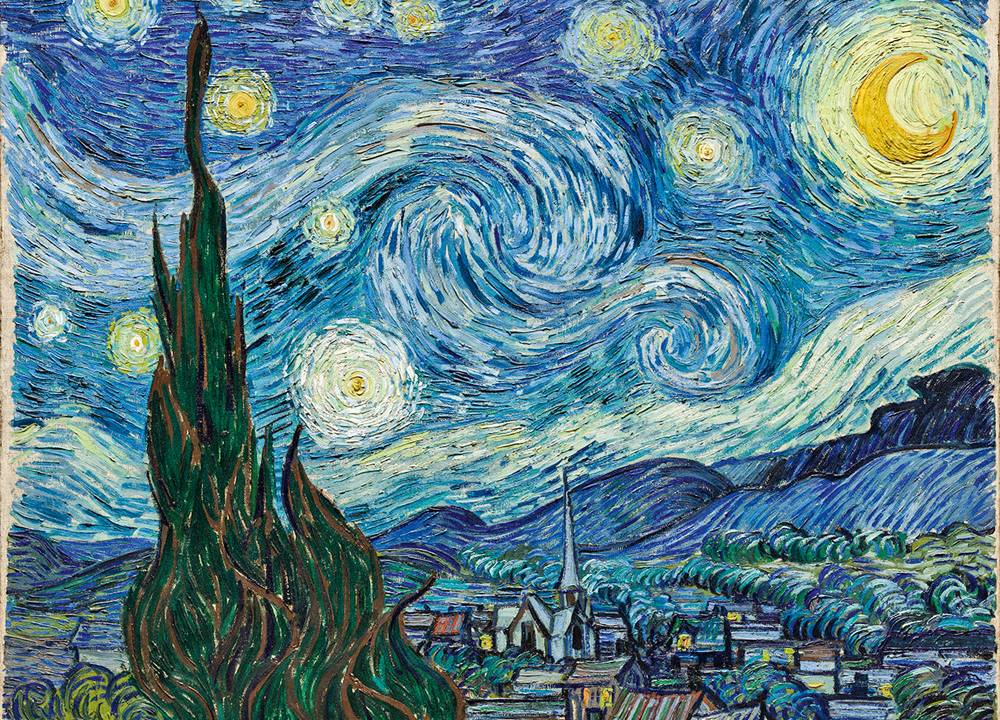 Obra Noite Estrelada de Vincent van Gogh