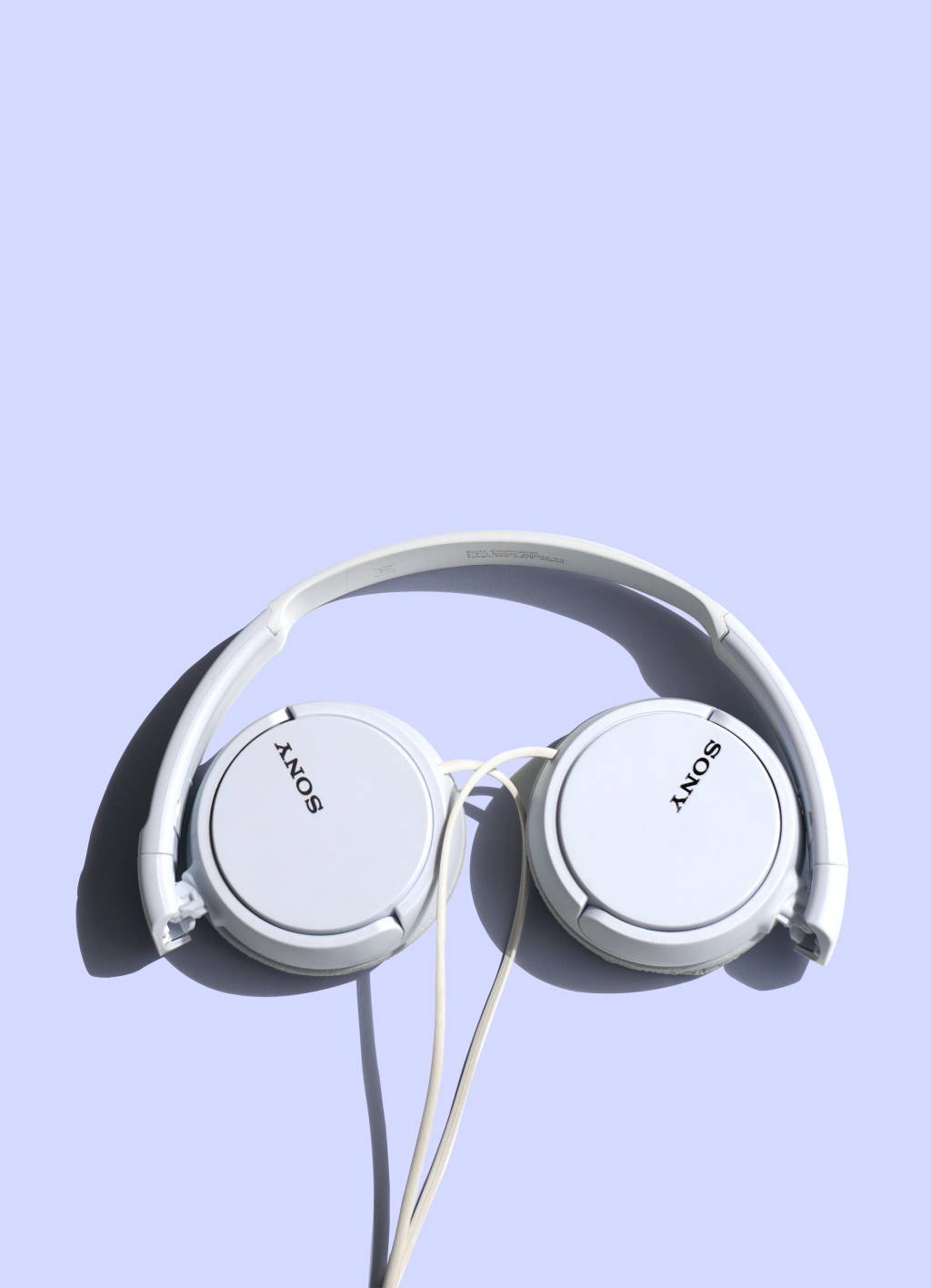 Headfone branco da Sony