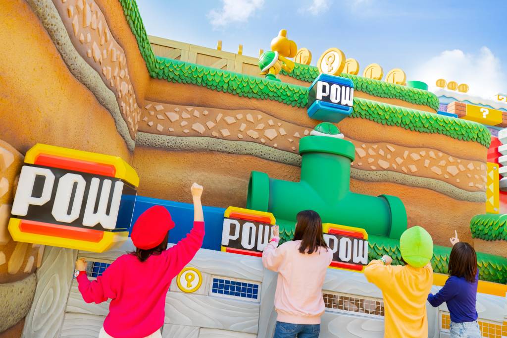 Nintendo inaugura área temática em parque e reproduz mundo de Super Mario Bros