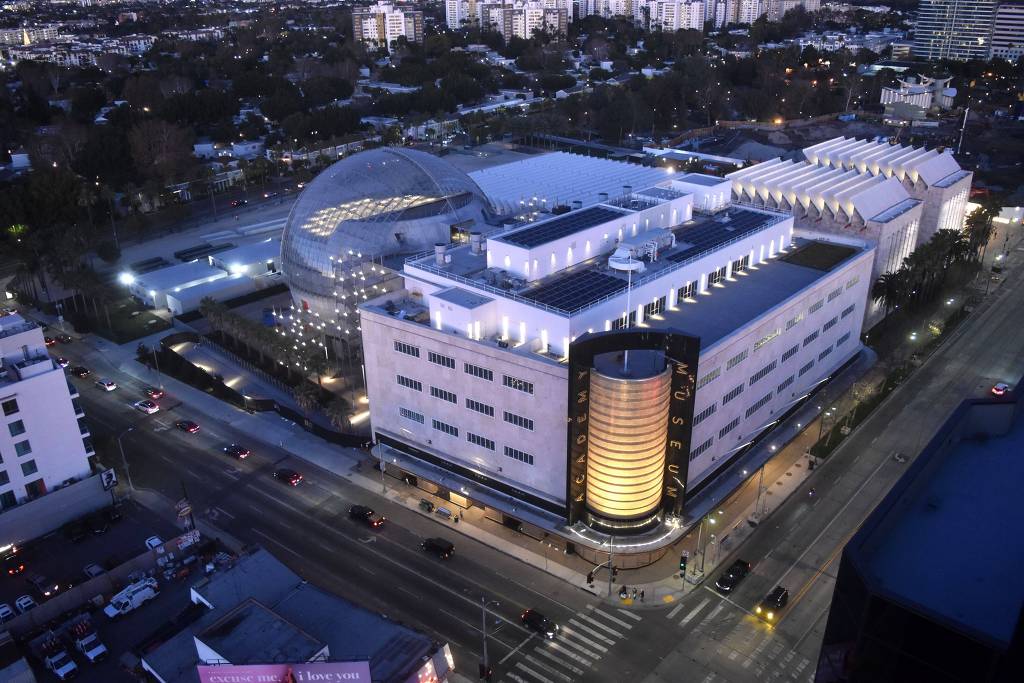 Vista aérea do Complexo do Academy Museum, em Los Angeles, que será aberto no dia 30 de setembro.