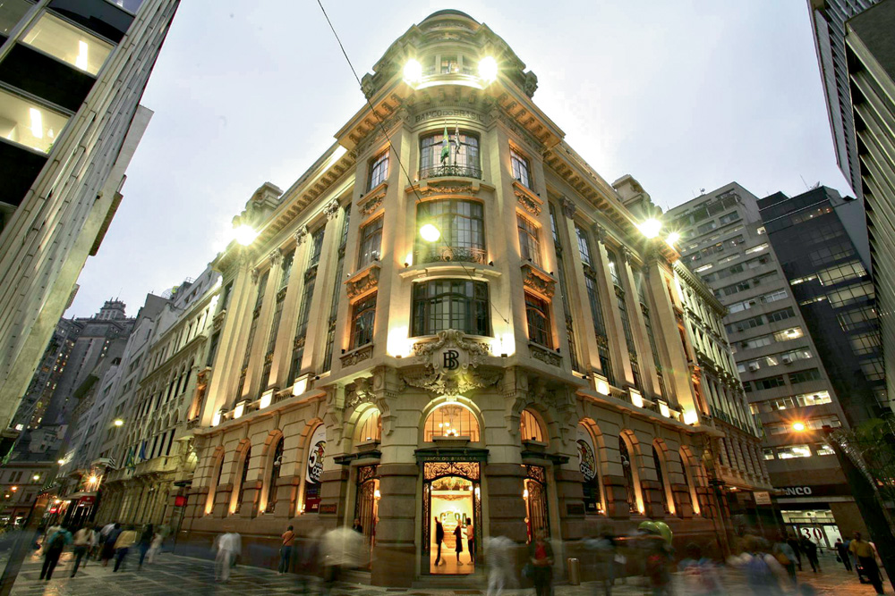 foto do prédio do banco do brasil, no centro histórico da cidade