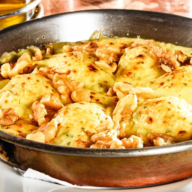 Conchiglione do Famiglia Mancini Conchiglione do Famiglia Mancini: preenchido de queijos