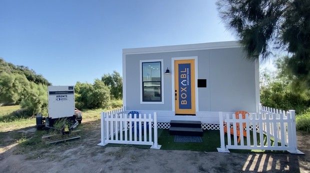 Modelo de casa escolhida por Elon Musk (Reprodução-Boxabl) Modelo de casa escolhida por Elon Musk, com apenas 36 m².