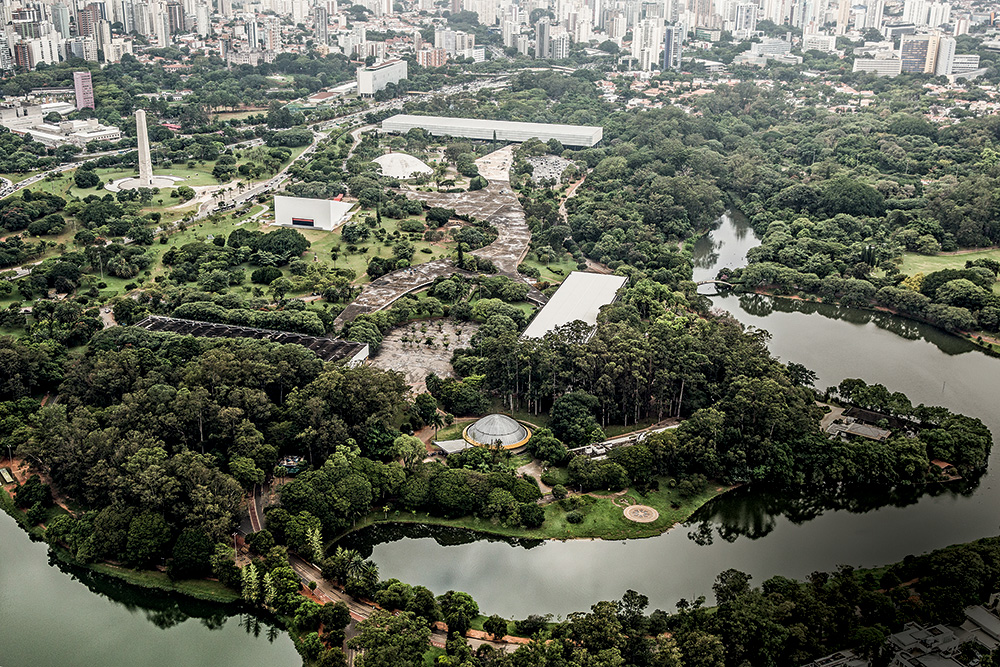 Vista Aérea do Parque Ibirapuera