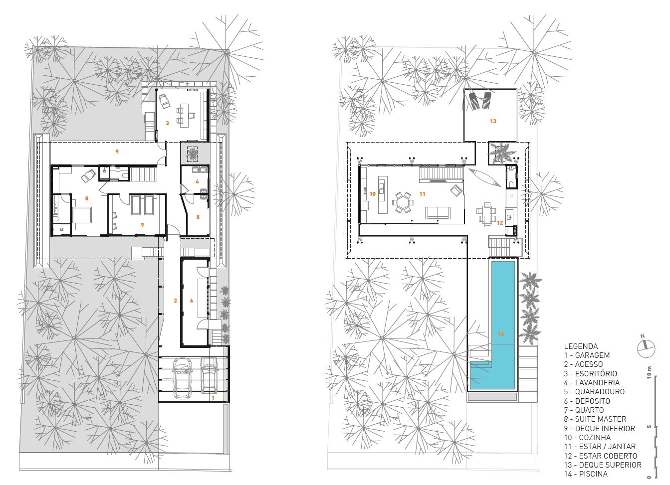 campinarana-layout Casa Campinarana. Projeto de Laurent Troost.