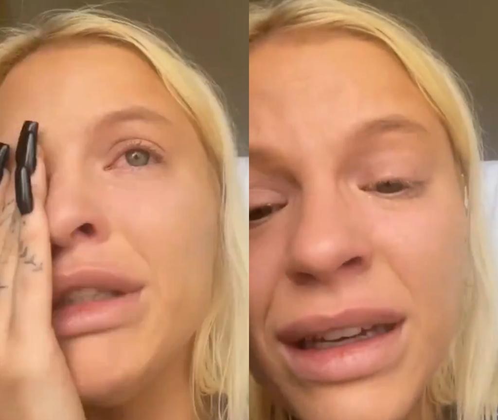 Luísa Sonza chora após ataques por morte do filho de Whindersson