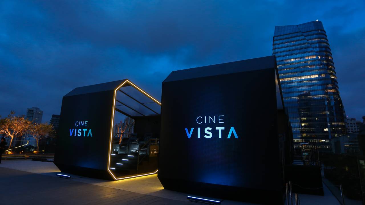Cápsula de cinema no Cine Vista, do JK Iguatemi