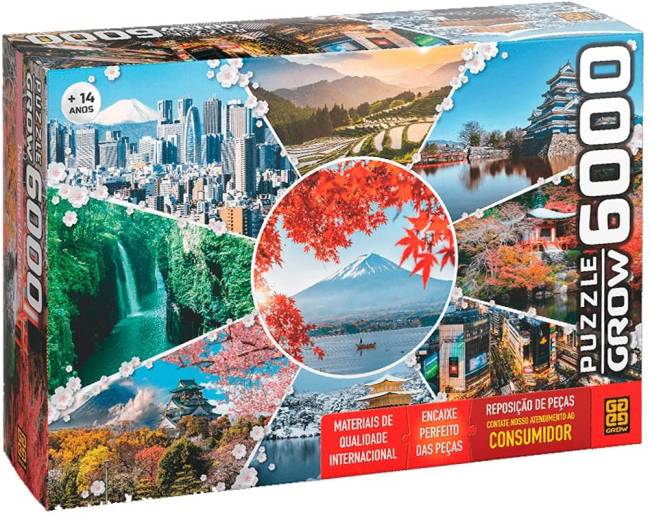 Paisagens do Japão quebra-cabeças Capa de