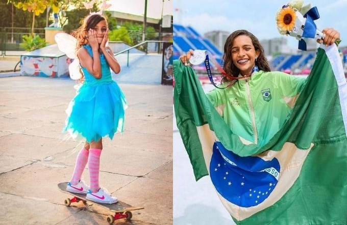 Fada' do skate, Rayssa Leal vira hit na web com medalha na Olimpíada -  TecMundo