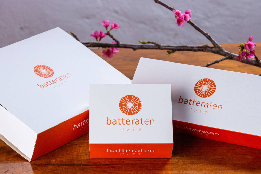 Embalagem de delivery do Batteraten.