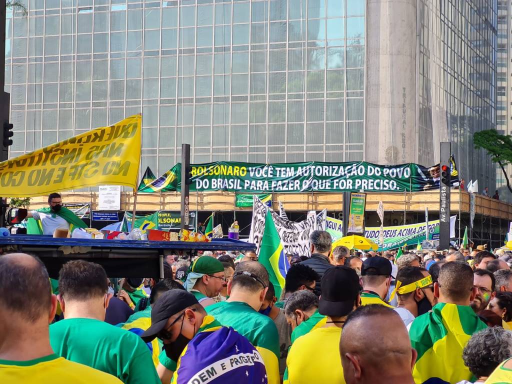 Protestos do dia 7 de setembro reuniram 140 mil pessoas na capital