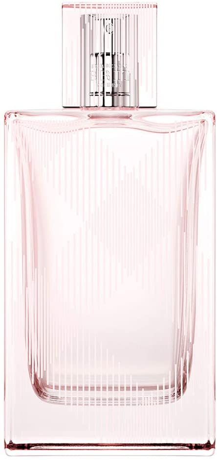 Frasco de perfume de vidro transparente todo rosa claro