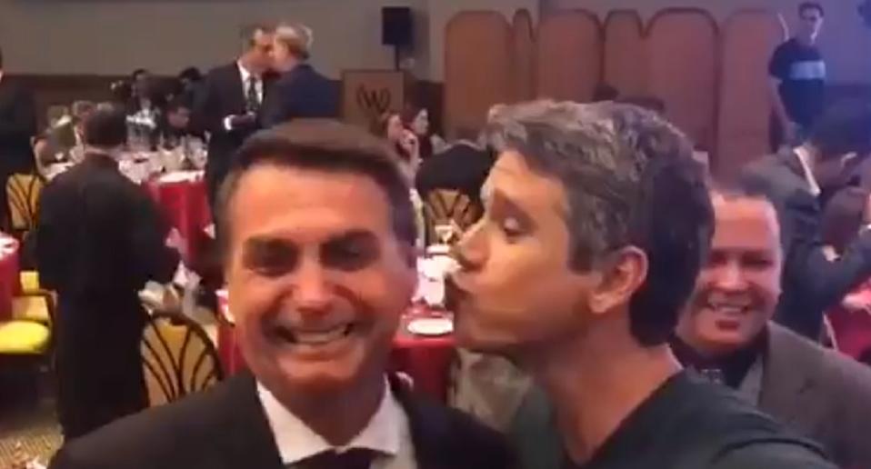 Márcio Garcia e Bolsonaro: vídeo feito em 2018