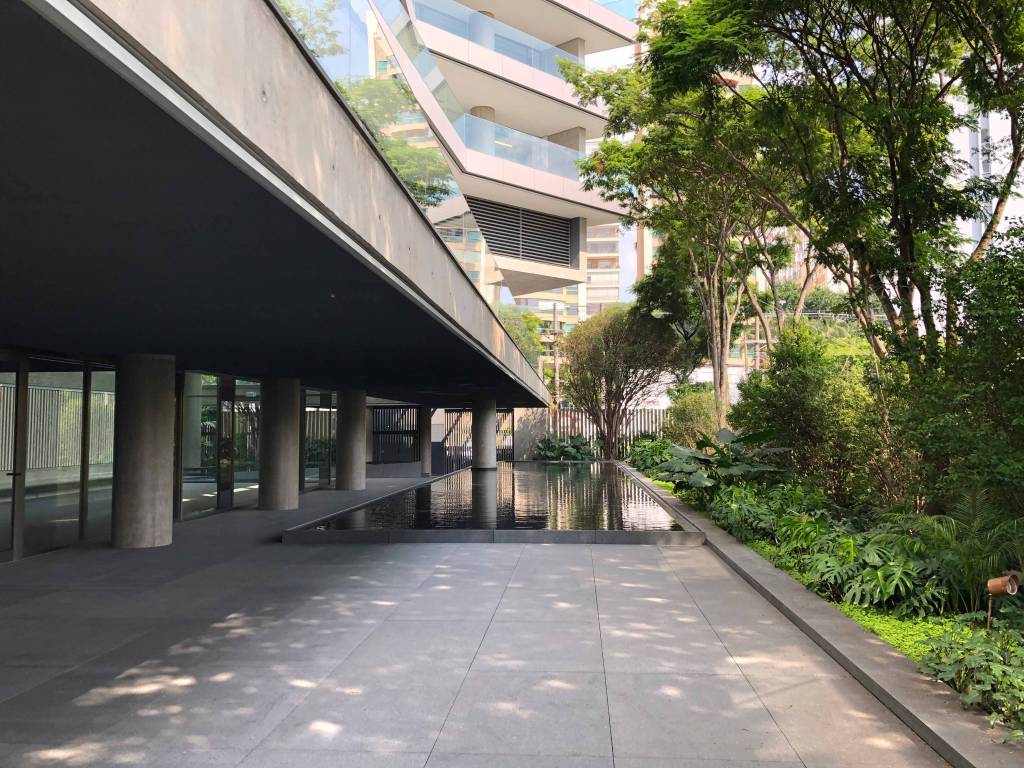 apartamento de luxo imagem da fachada de condomínio de luxo