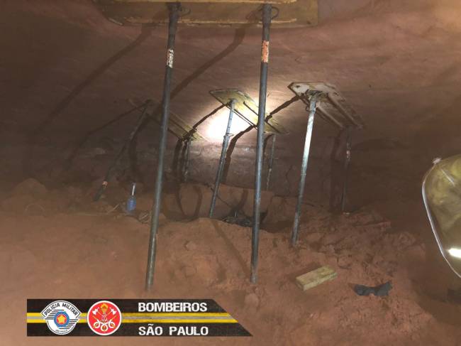 Resgate na Caverna que desabou, na região de Ribeirão Preto