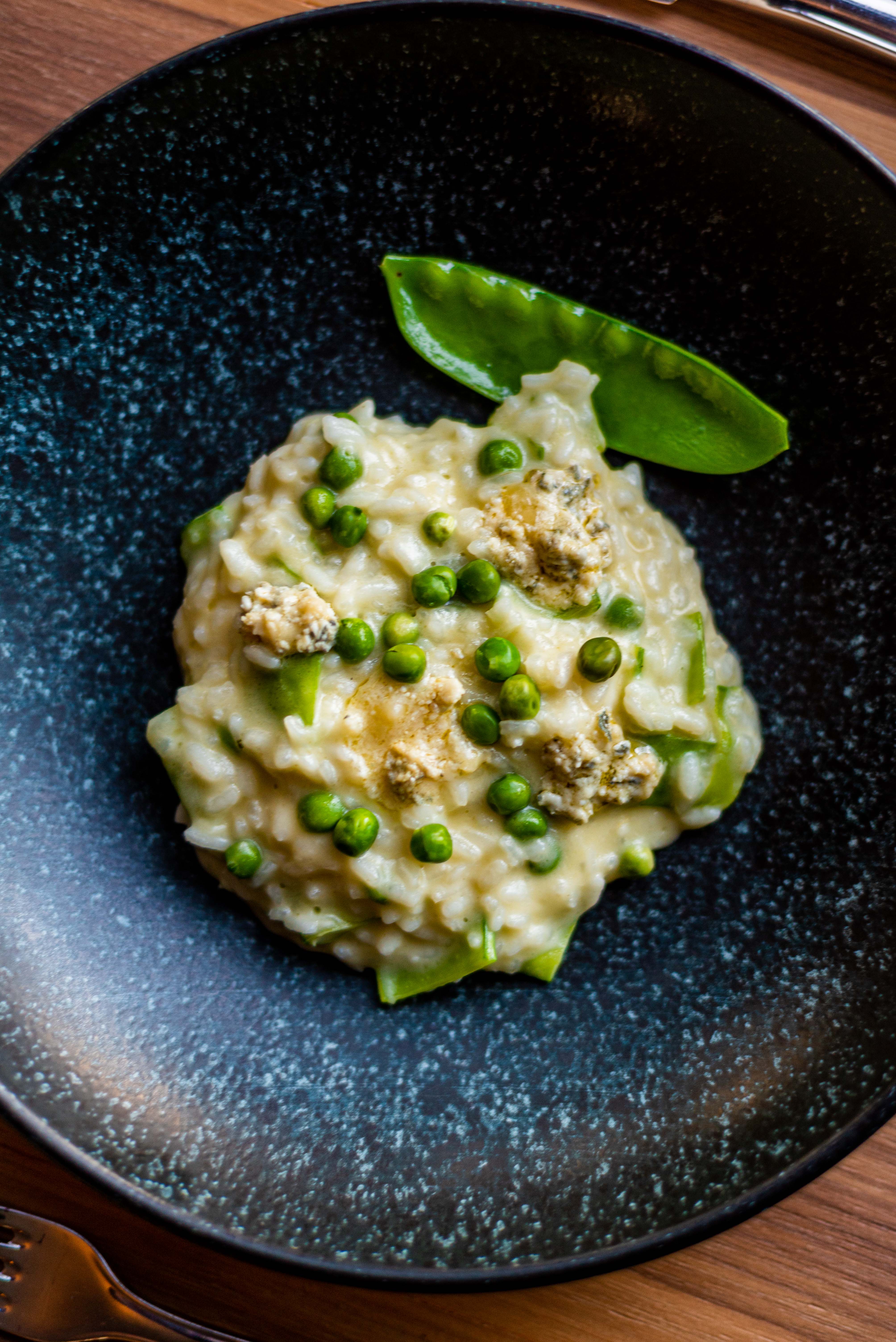 Piselli: a casa italiana participa s&oacute; no jantar, quando serve o risoto de ervilha