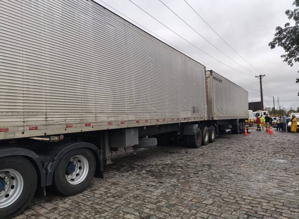 Imagem da carga de um caminhão
