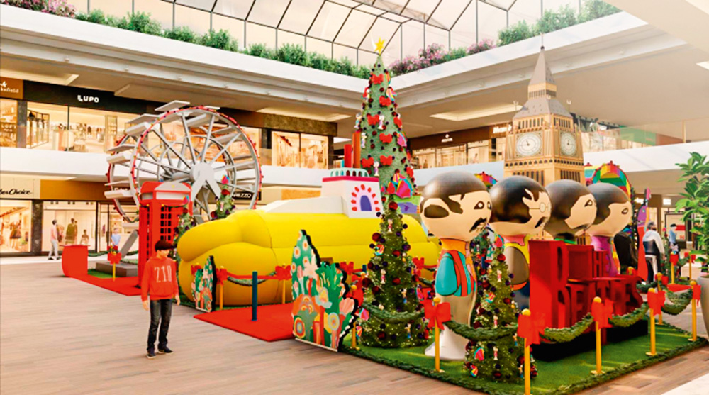 Shopping recebe circuito de atividades que unem Os Beatles e o Natal | VEJA  SÃO PAULO