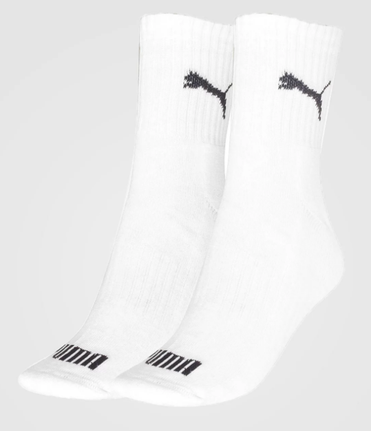 Um par de meias da Nike branco