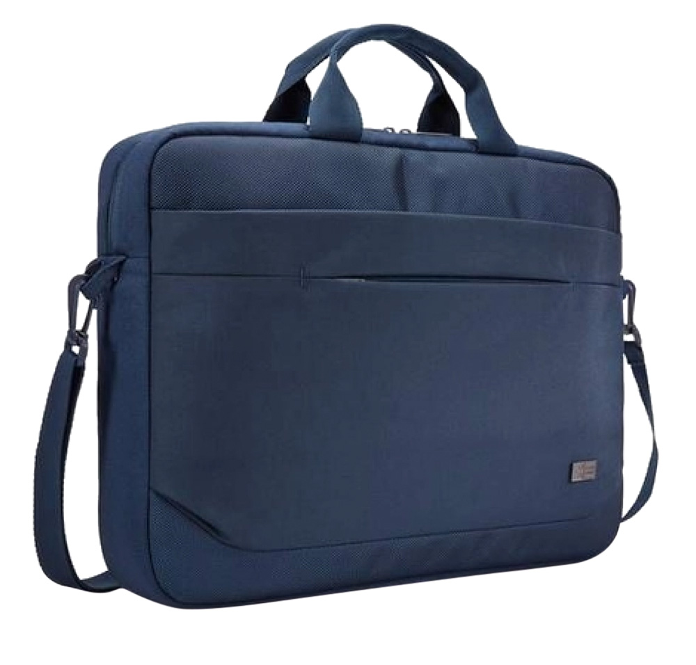 Maleta azul marinho discreta