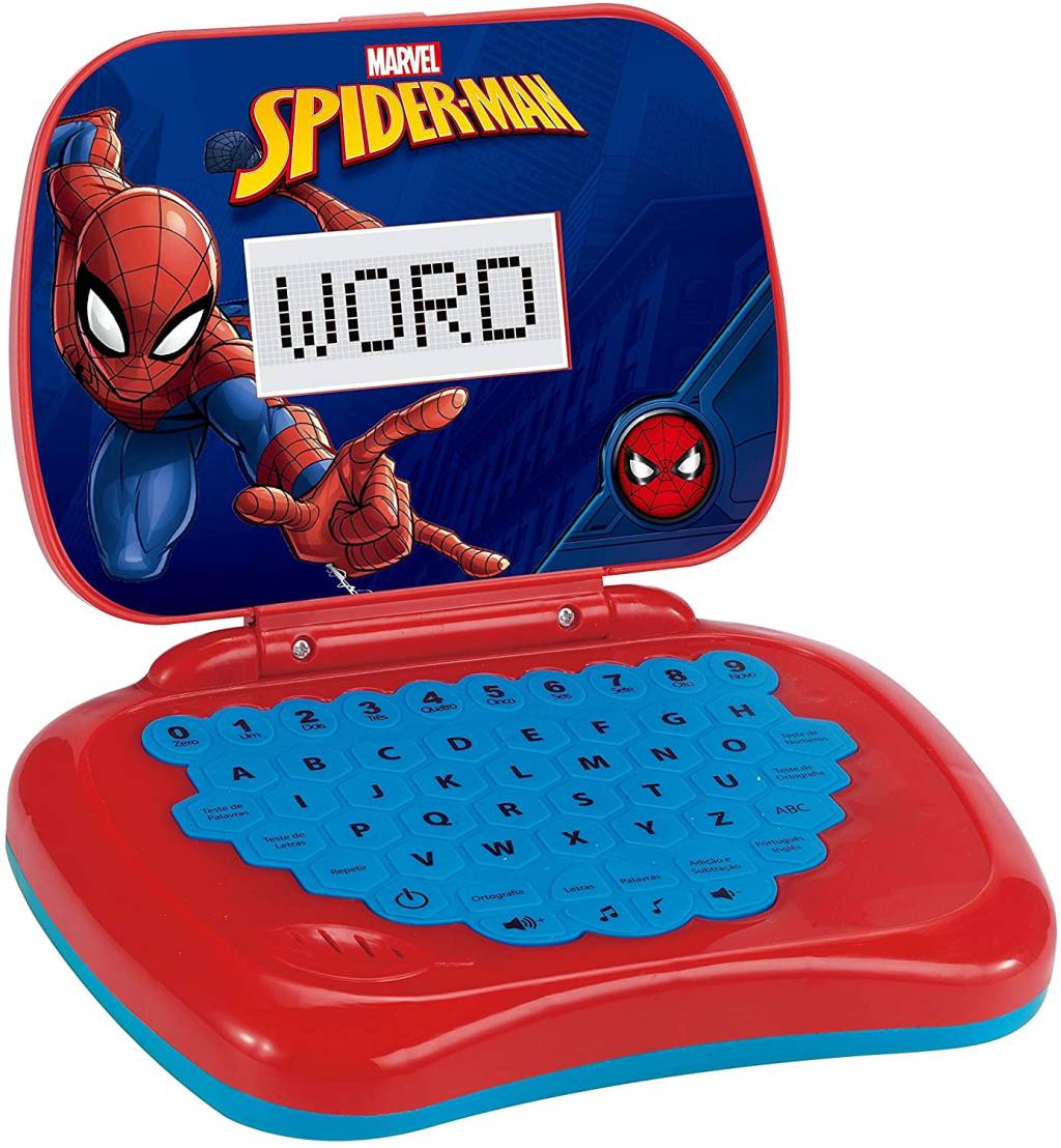 Laptop infantil do Homem-Aranha