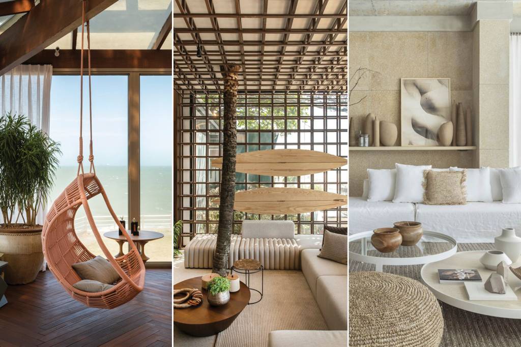 7 ambientes da CASACOR com clima de casas de praia para curtir o verão Leia mais em: https://casacor.abril.com.br/arquitetura/casas-de-praia-casacor/