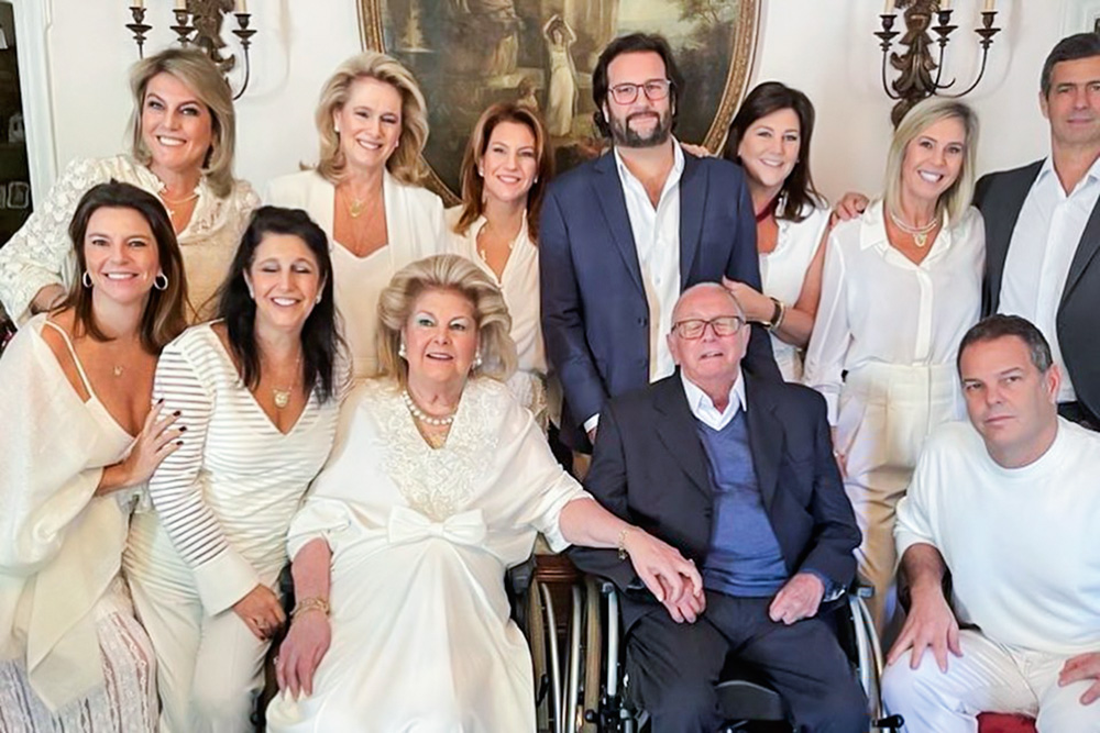 Foto da família de dona Maricy.