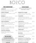 Bosco menu