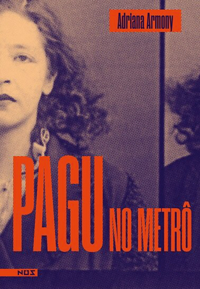 Capa do livro "Pagu no Metrô".