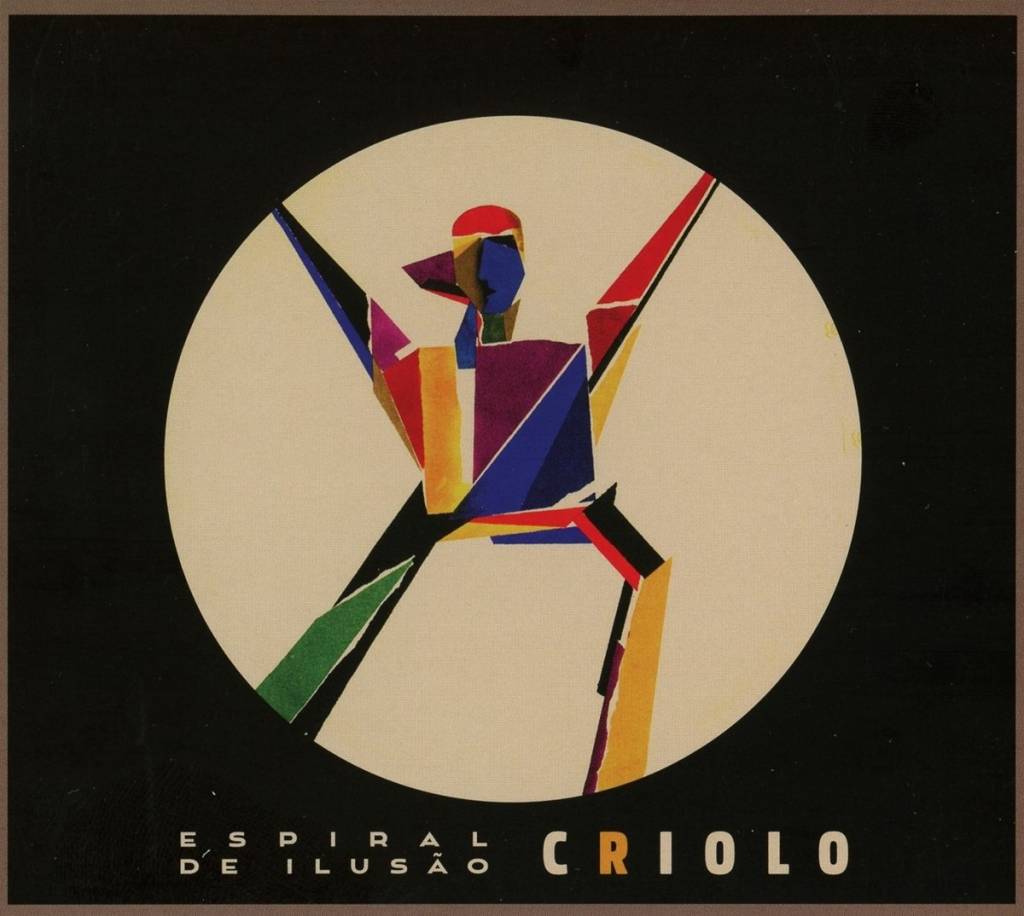 espiral-da-ilusao Imagem mostra capa de disco com desenho de pessoa de boné com os braços levantados.