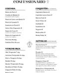 Confessionário menu completo