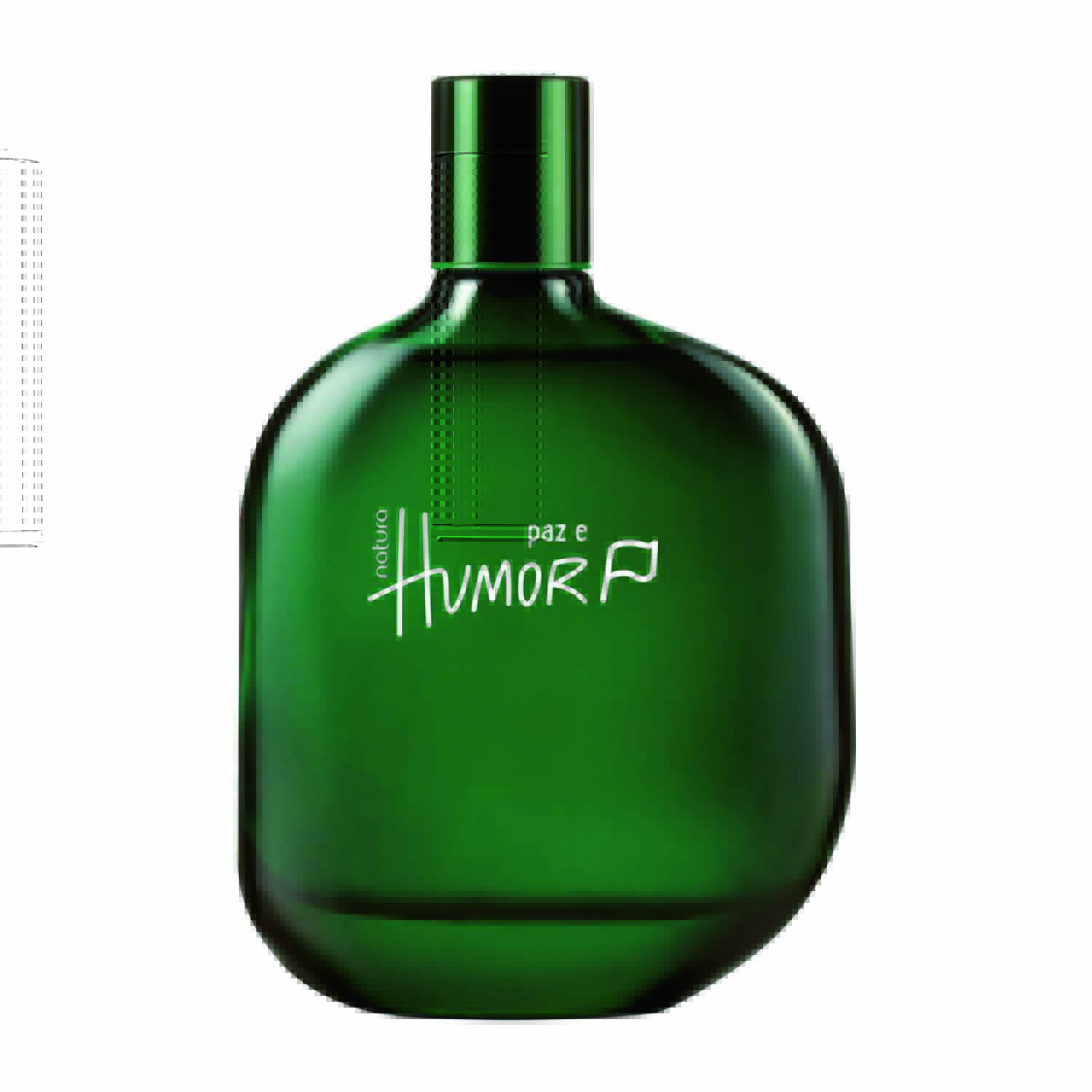 Perfume em frasco verde oliva