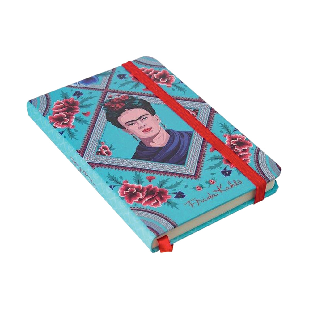 Caderno com estampa colorida da Frida Kahlo
