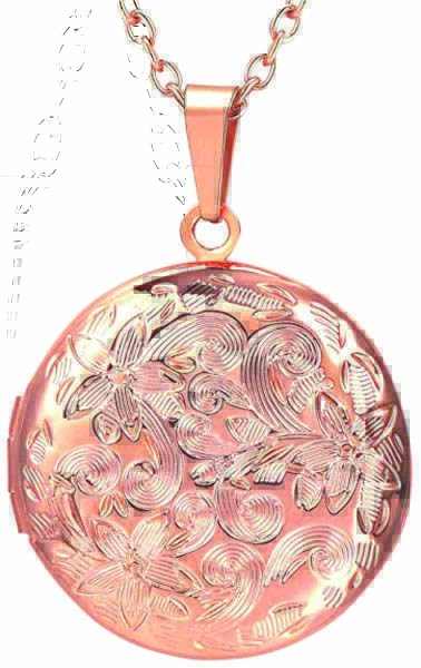 61rWS0kszQL._AC_SY575_.jpg Colar com pingente de medalhão rosa