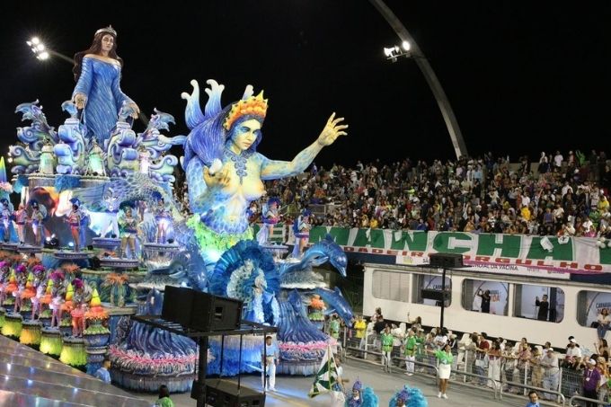 Desfile da Mancha Verde no Carnaval de 2022