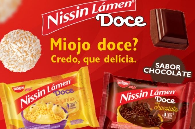 Miojo de beijinho? Marca lança macarrão doce e internet fica indignada
