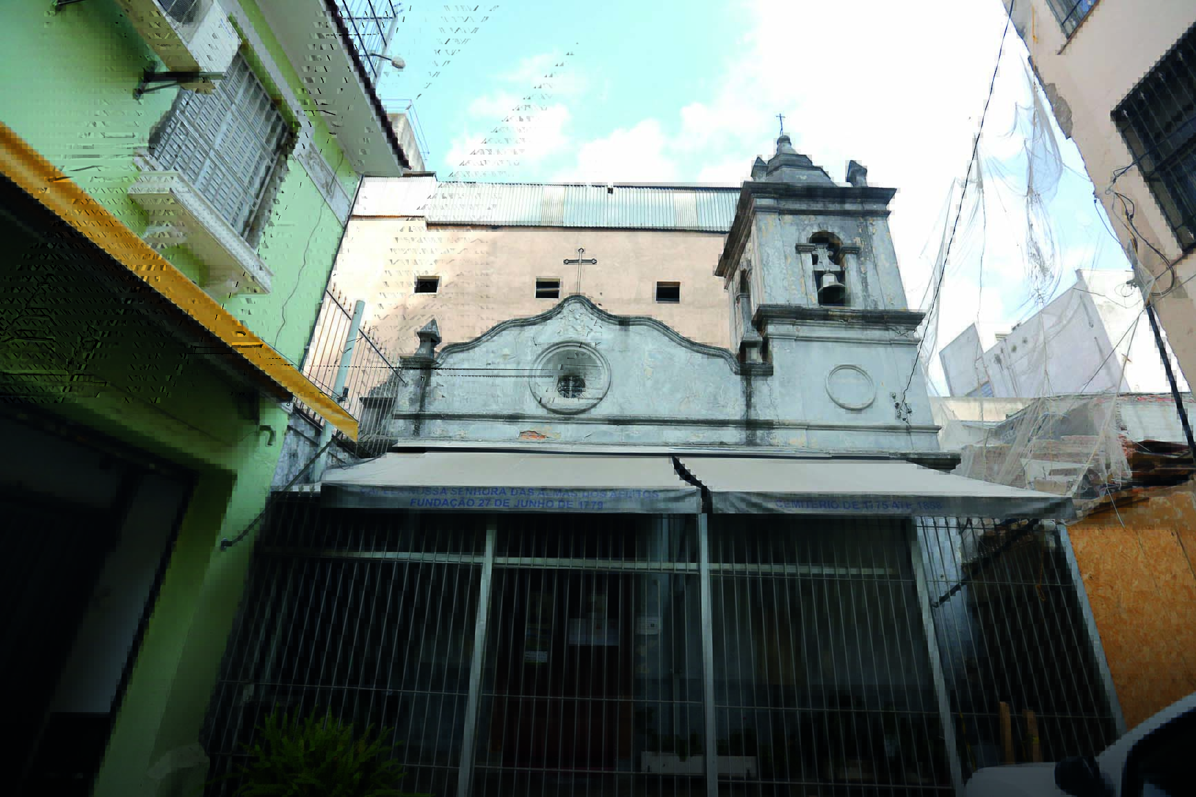 Capela dos Aflitos localizada no bairro da Liberdade para a matéria sobre Prédios tombados pelo Condephaat