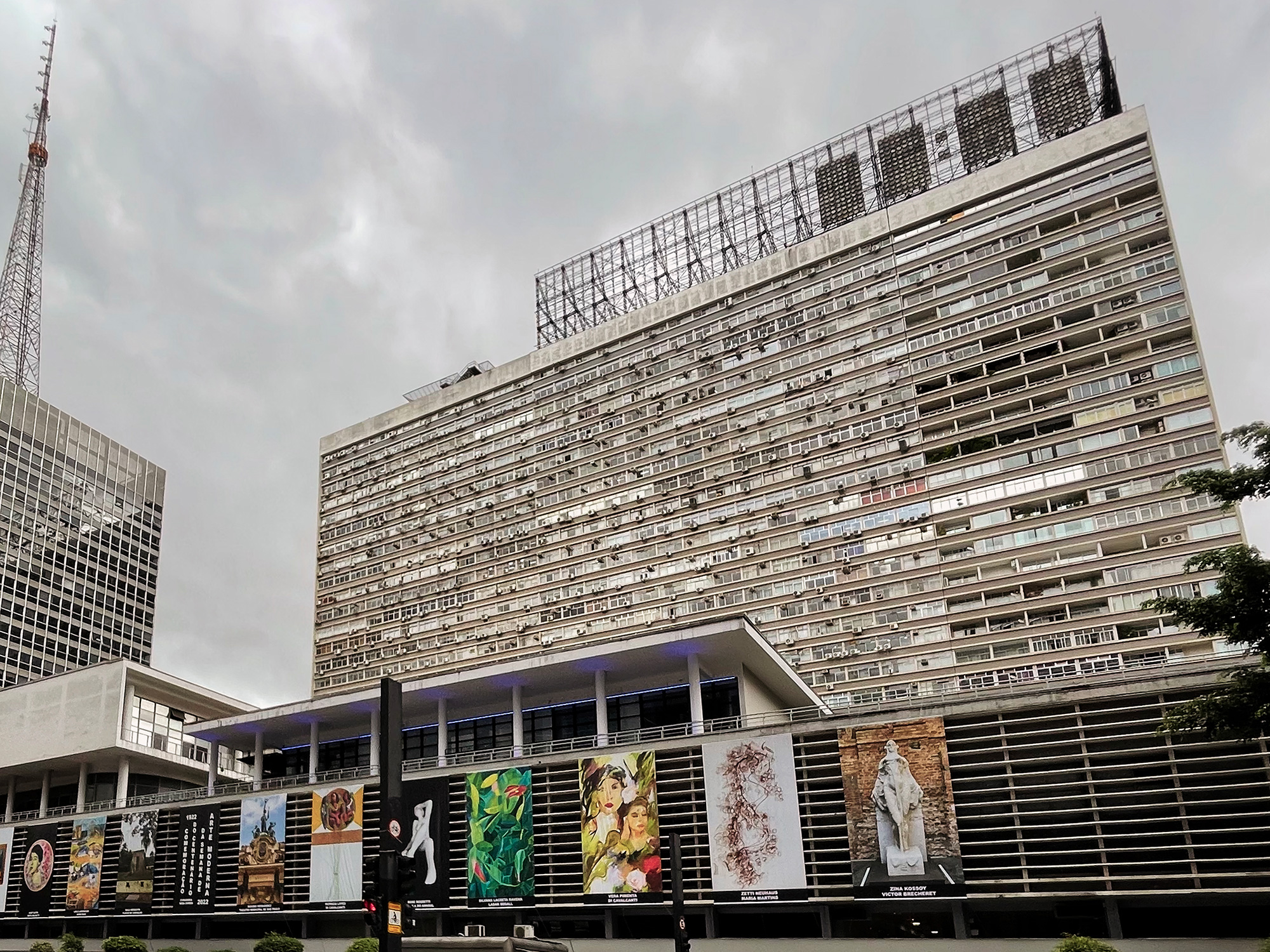 Fachada Conjunto Nacional - sede da CASACOR São Paulo 2022